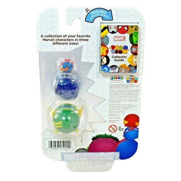 Marvel Disney Tsum Tsum 3 Character Pack Tigra, Iron Fist and Mystery Figure New - Picture 2 of 2